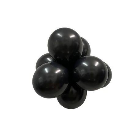 12" 12ct Balloons Black - Spritz