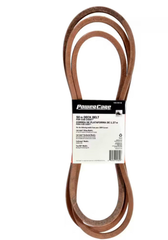 Powercare Deck Drive Belt for select 50 in. Cub Cadet Ultima Zero Turns Replaces OEM #954-05078