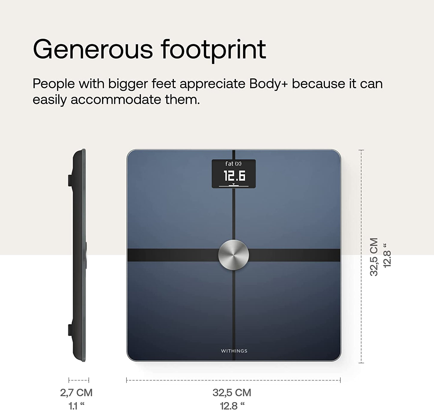 Withings Body+ Smart Wi-Fi bathroom scale for Body Weight - Digital Scale
