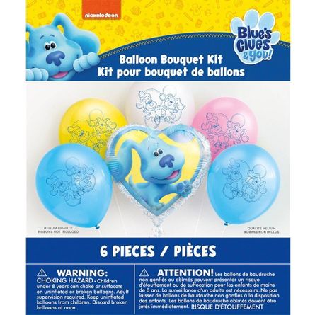 Nick Jr. 6ct Blue's Clues Balloon Kit