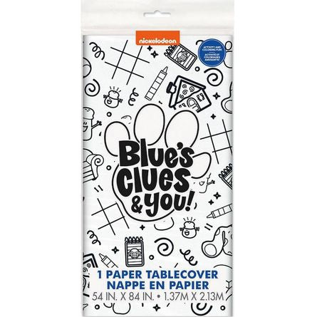 Nick Jr. Blue's Clues CYO Disposable Table Cover