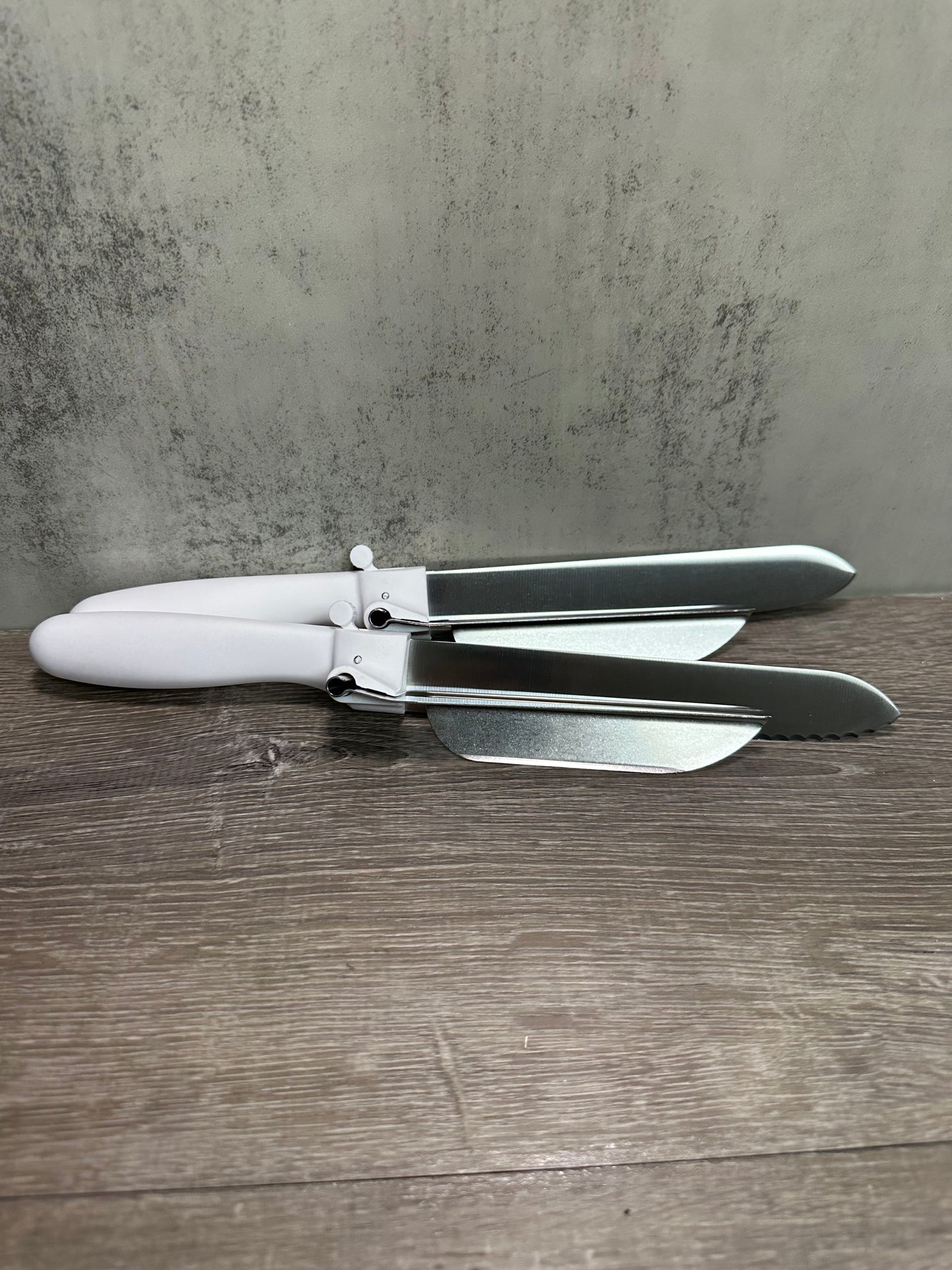 Same Slice 2-Piece Knife Set, white