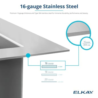 Elkay Crosstown Undermount 47.25-in x 18.5-in Polished Satin Stainless Steel Double Offset Bowl Kitchen Sink