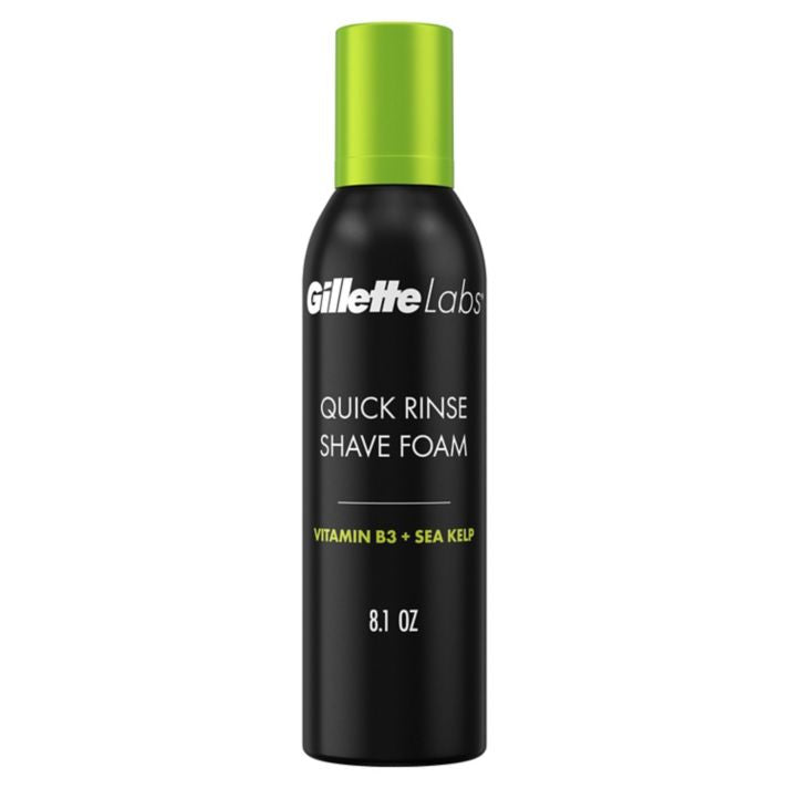 GilletteLabs® 8.1 oz. Quick Rinse Lightweight Shave Foam