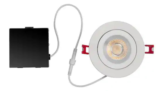 Ultra-Spot 4 in. Selectable New Construction and Remodel Color Canless Recessed Integrated LED Kit