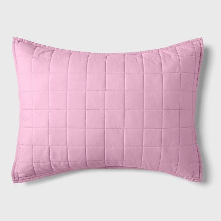 STANDARD Box Stitch Microfiber Sham - Pillowfort™
