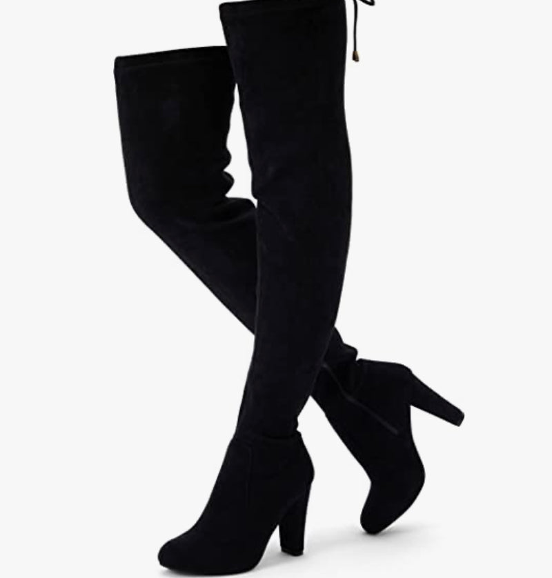 Vepose Women's 992 Thigh High |Over The Knee Boots Suede Long Boot with Inner Zipper women’s size 9