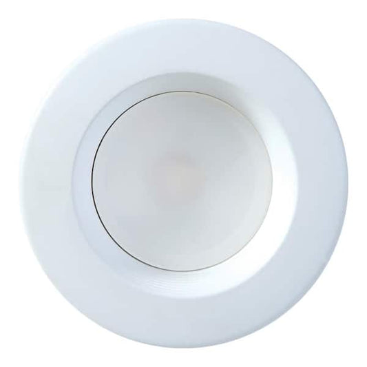 Halo RL4 in. White Bluetooth Smart Integrated LED Recessed Ceiling Light Trim, Tunable CCT (2700K-5000k)