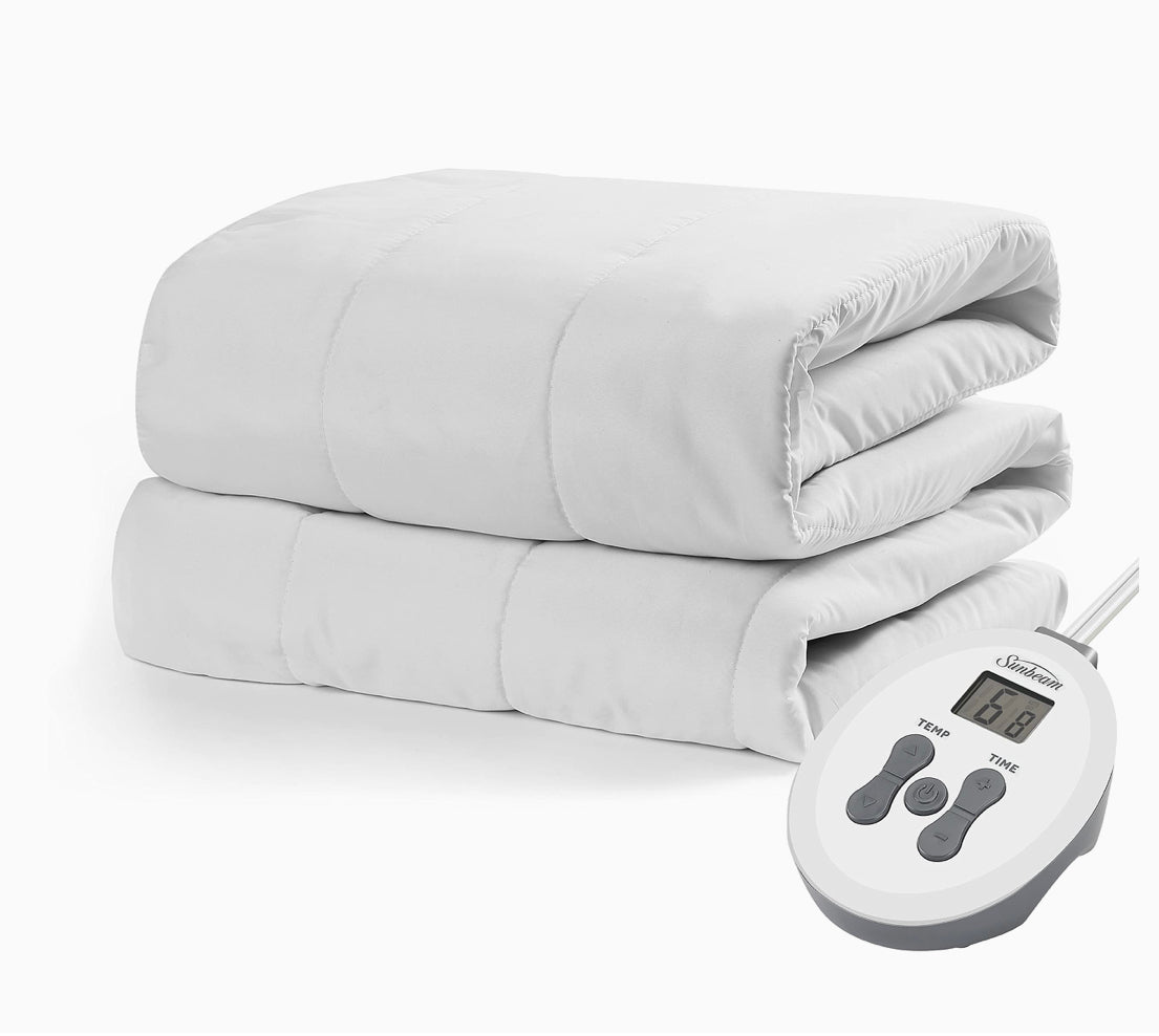 Sunbeam Restful Quilted Heated Mattress Pad - Twin