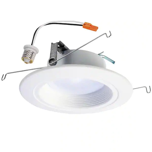 Halo RL 5 in. and 6 in. White Bluetooth Smart Integrated LED Recessed Ceiling Light, Tunable CCT (2700k-5000K)